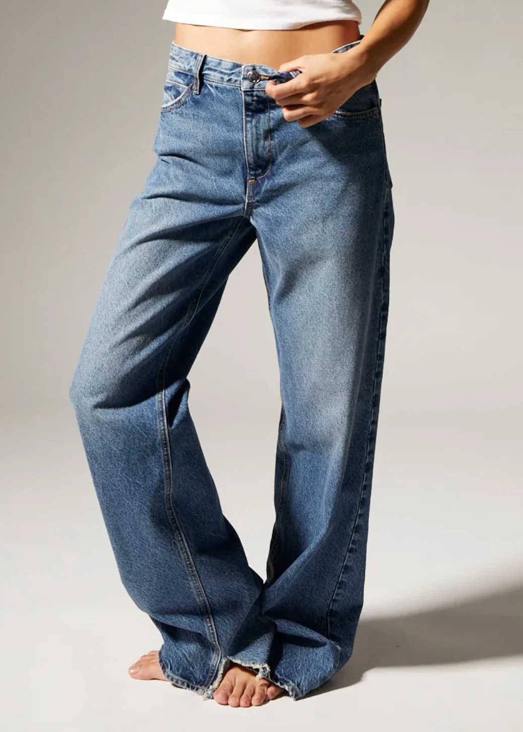 5 Pocket Baggy Denim in Eva - Image 2