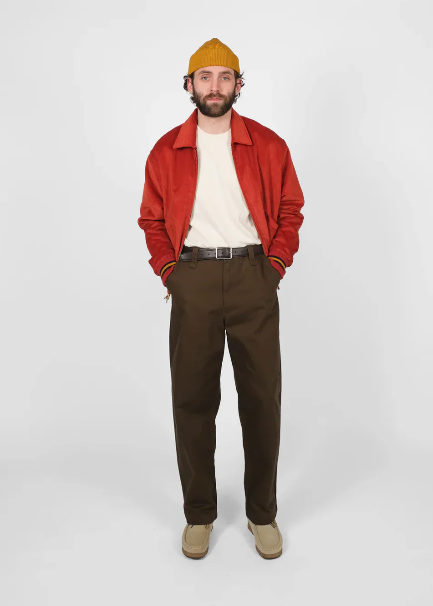 60's Cut Team Jacket in Rust Corduroy - Image 3