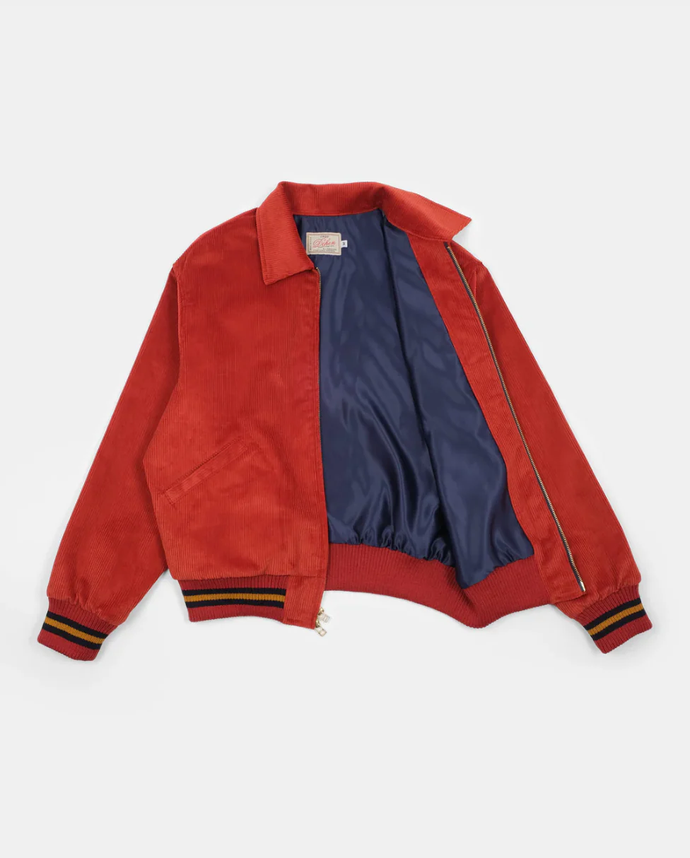 60's Cut Team Jacket in Rust Corduroy - Image 4
