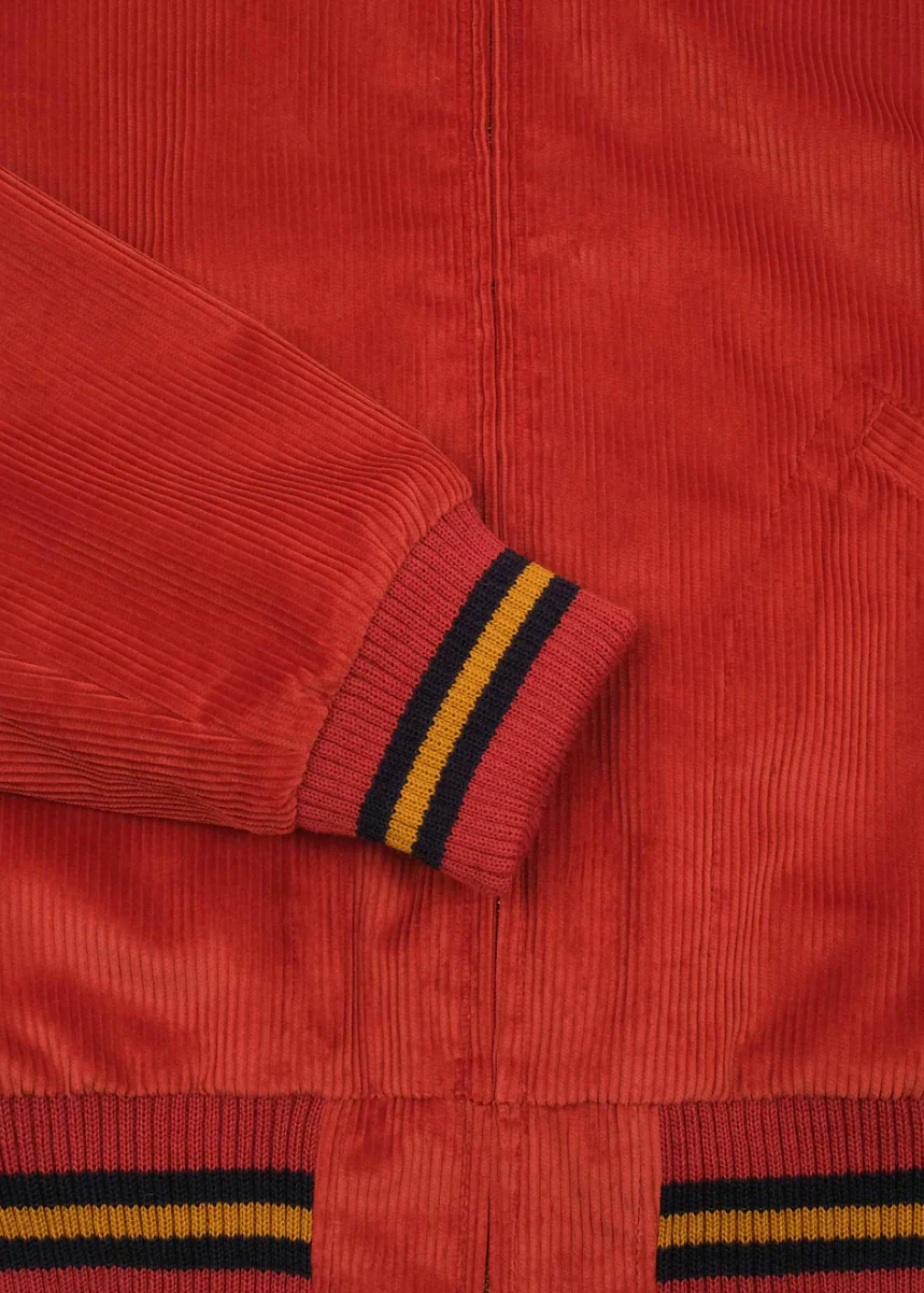 60's Cut Team Jacket in Rust Corduroy - Image 5