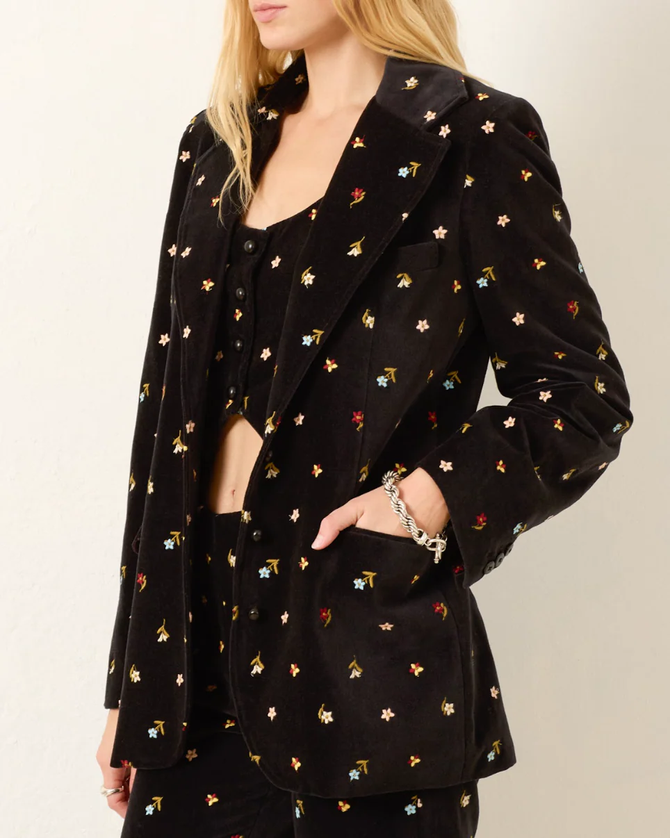 Afternoon Onyx Bouquet Blazer - Image 2