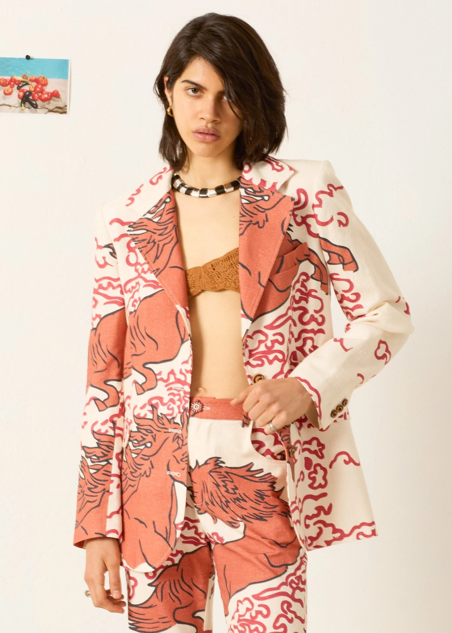 Afternoon Rouge Pegasus Blazer