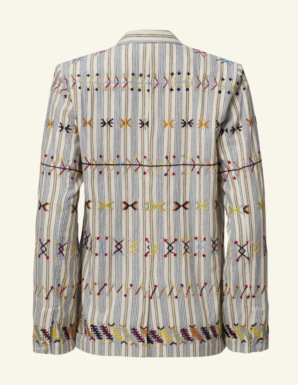 Elodie Arrow Linen Jacket - Image 3