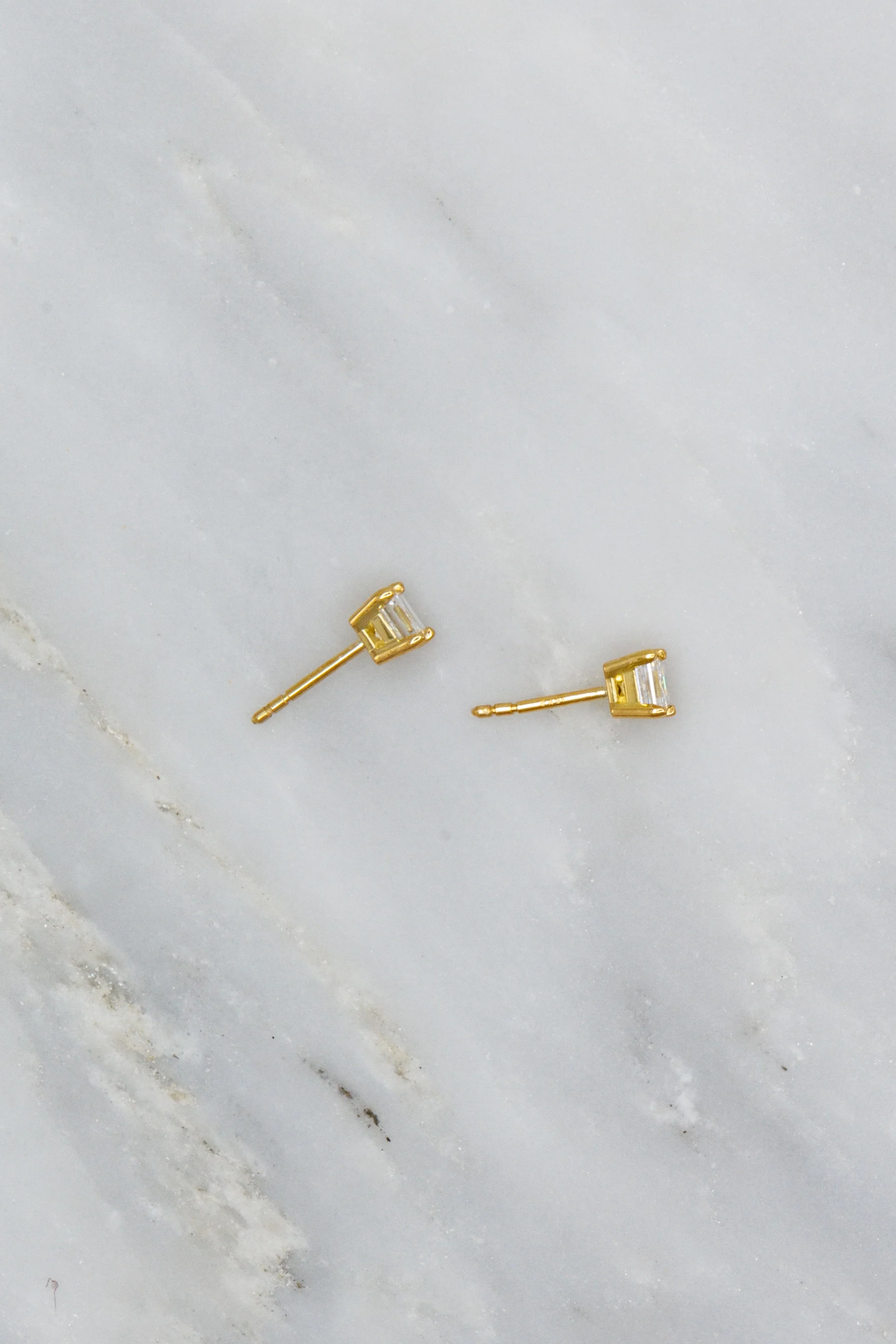 Allure Large Diamond Carre Studs - Image 3