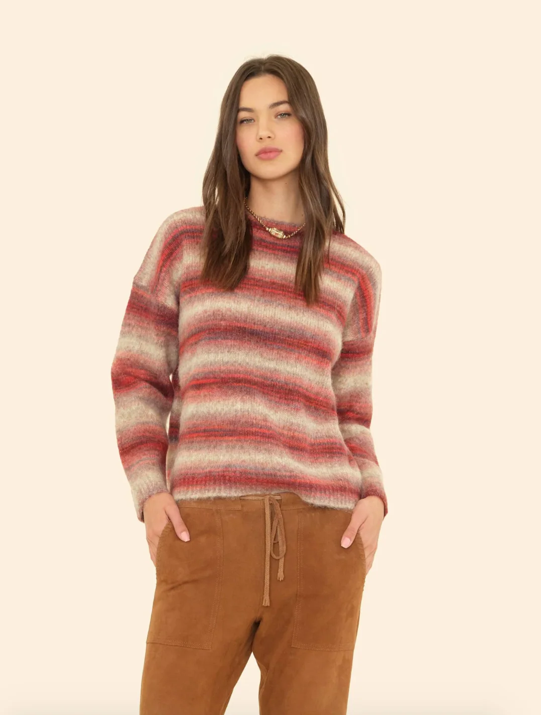 Anders Sweater in Sienna Ombre - Image 2