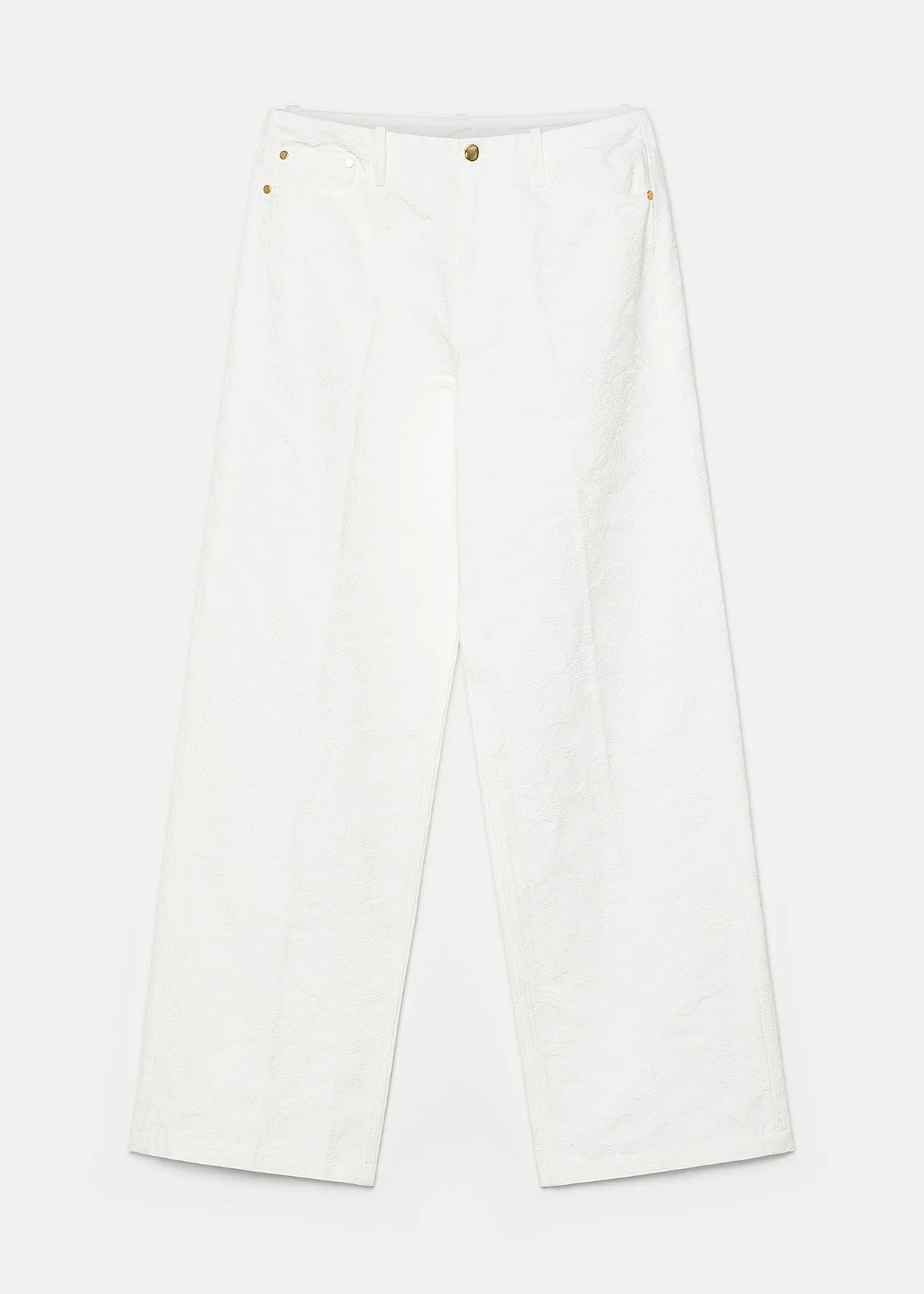 Arabesque Cotton Jacquard Pants