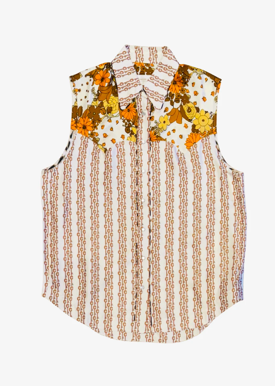 Arizona Flower Power Silk Top