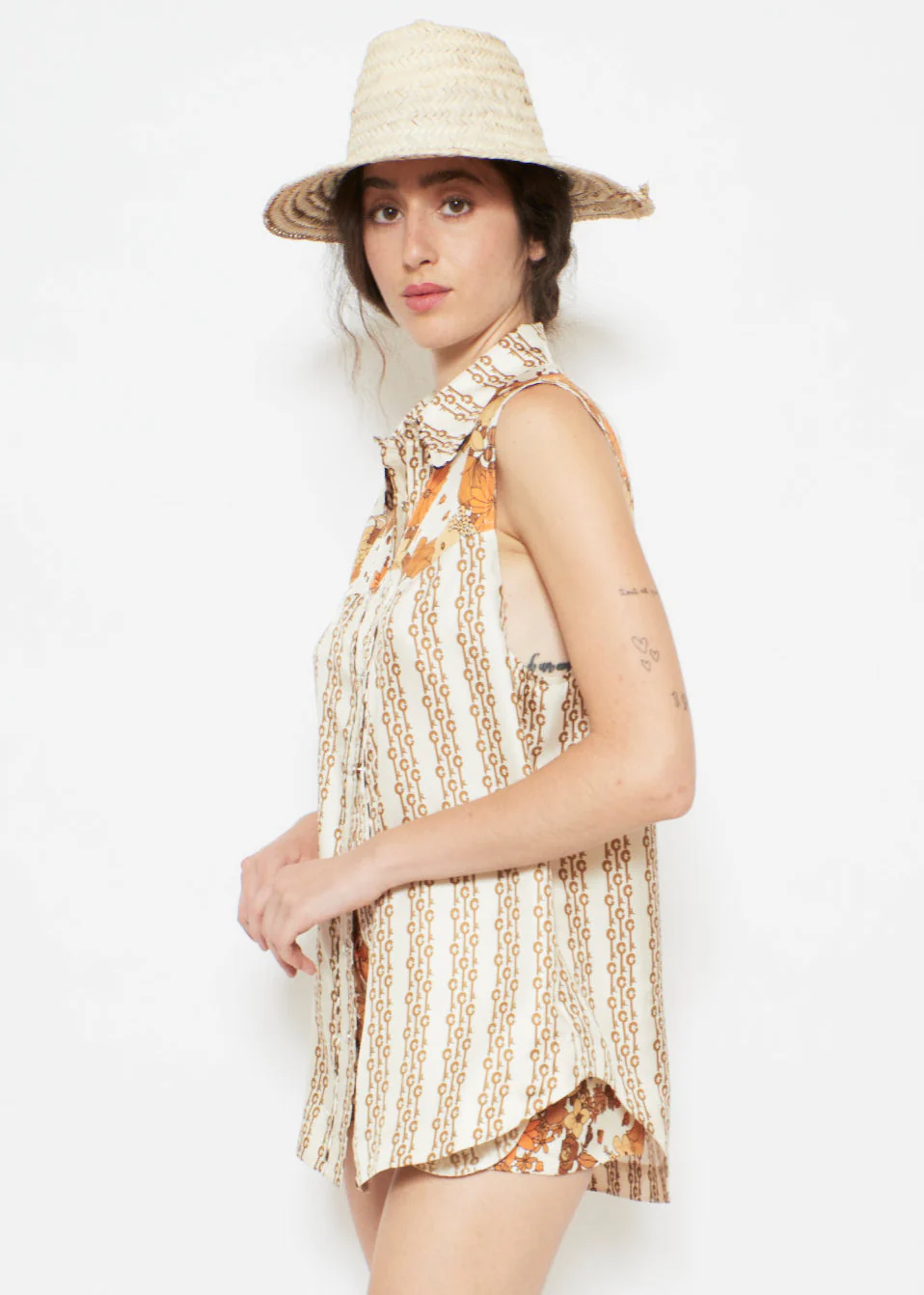 Arizona Flower Power Silk Top - Image 2