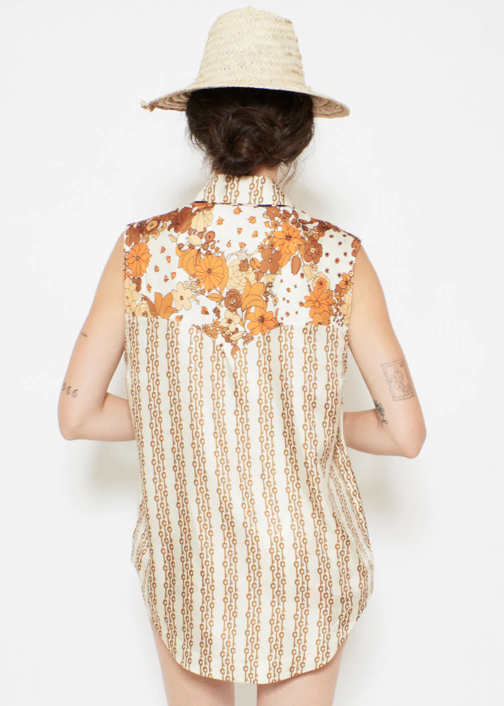 Arizona Flower Power Silk Top - Image 3