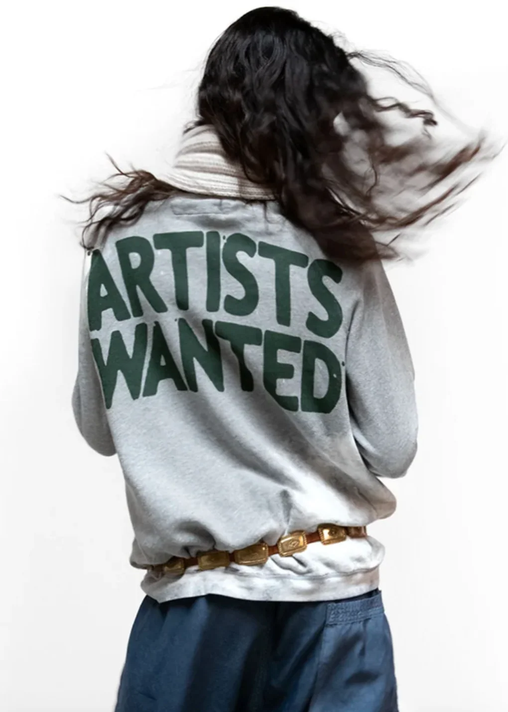 Artists Wanted Bleachout Raglan Sweatshirt