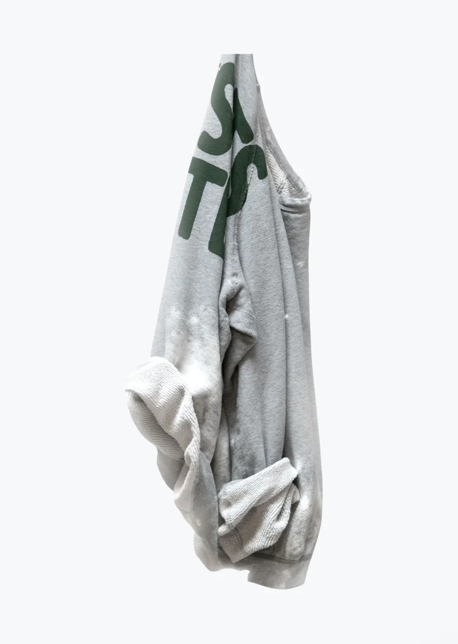 Artists Wanted Bleachout Raglan Sweatshirt - Image 2