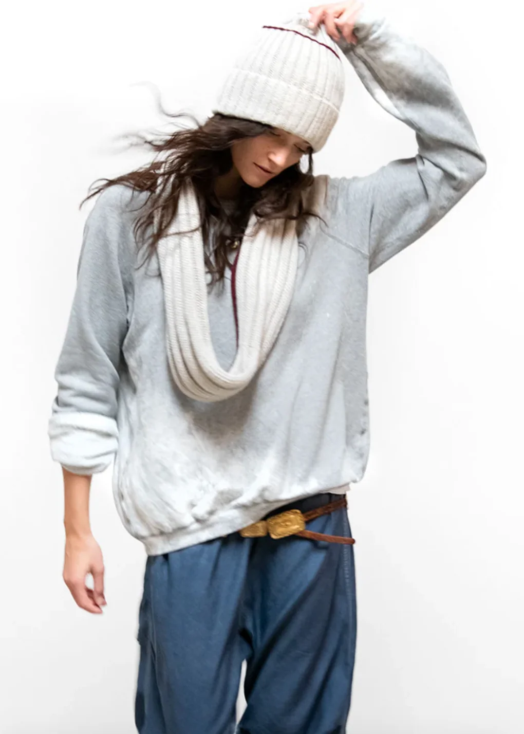 Artists Wanted Bleachout Raglan Sweatshirt - Image 3