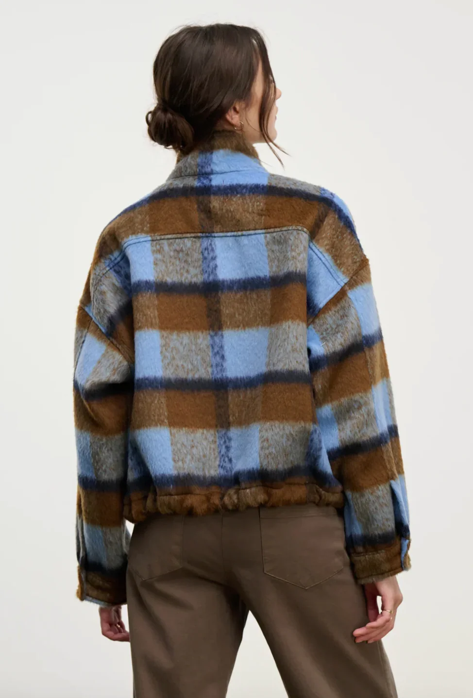 Aubrey Brushed Plaid Jacket - Image 3
