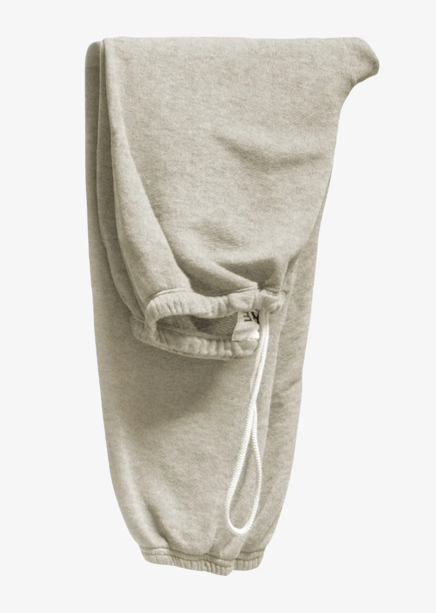 Basic Goodness Light Terry Fluff OG Sweatpant in Heather Oats