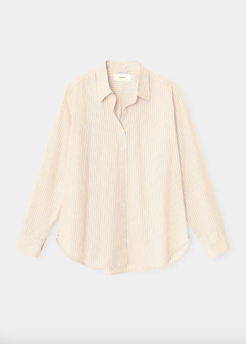 Beau Shirt in Tangerine Sky Stripe