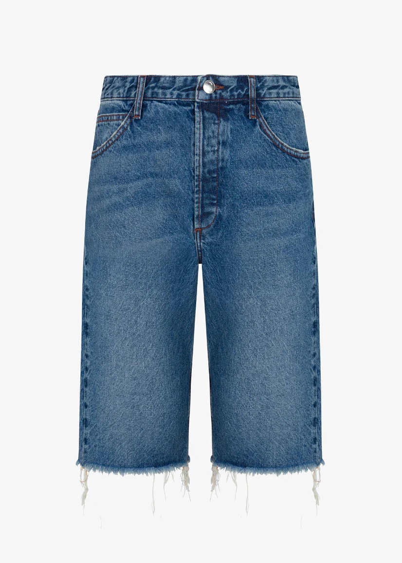 Denim Bermuda Shorts