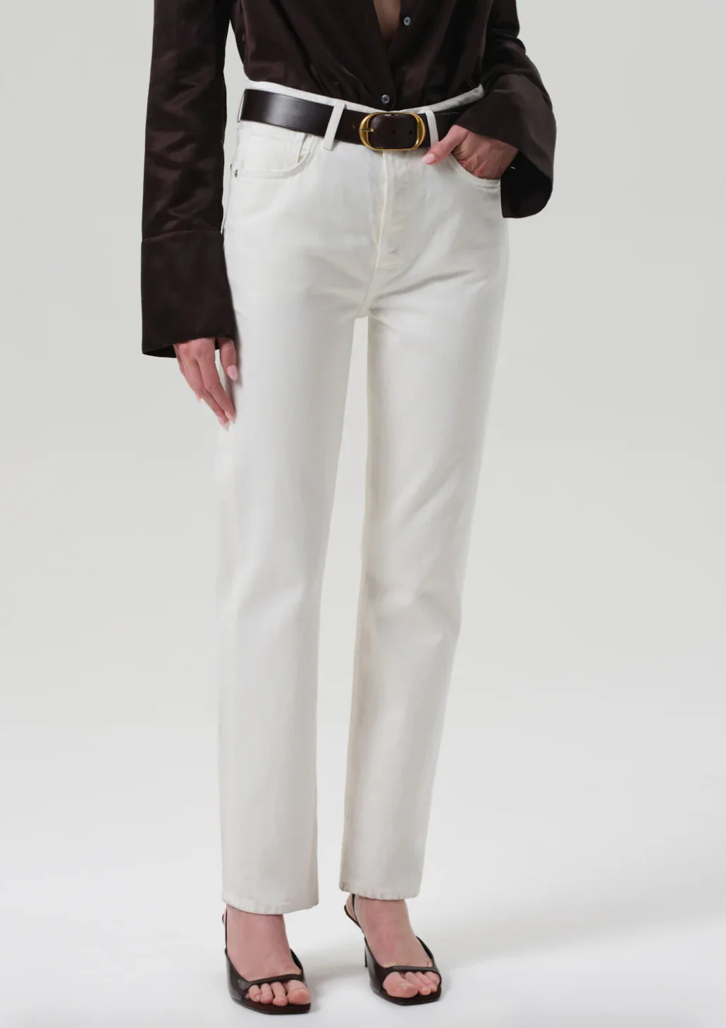Blaine High Rise Straight in Pashmina - Image 2