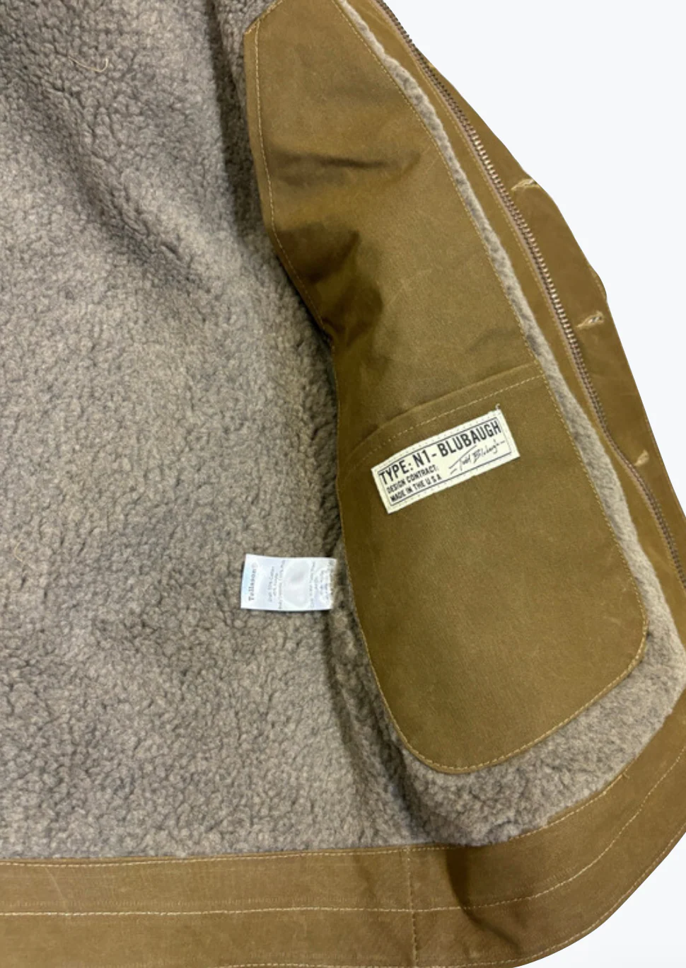 Blubaugh N1 Deck Jacket in Olive - Image 3