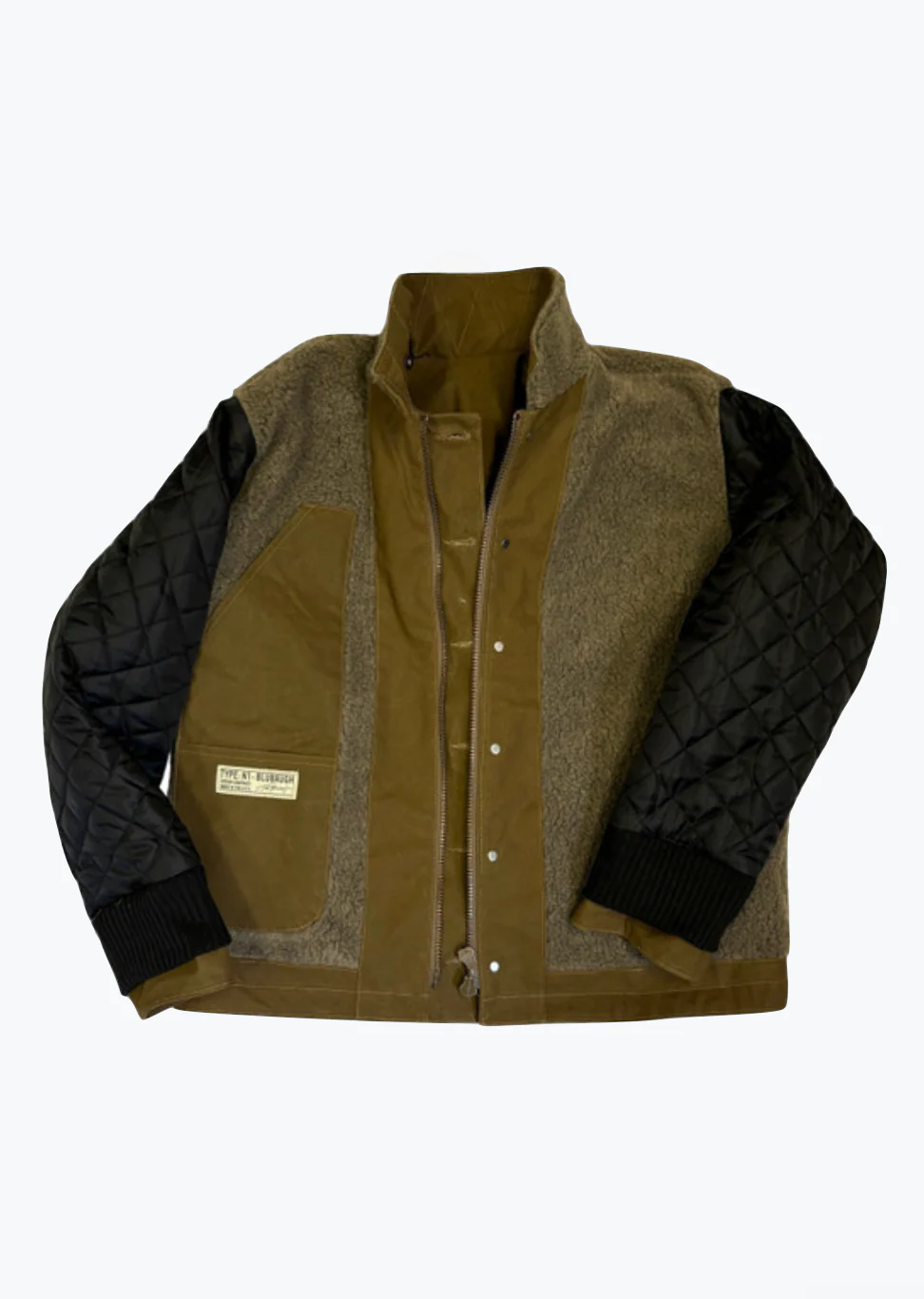 Blubaugh N1 Deck Jacket in Olive - Image 4