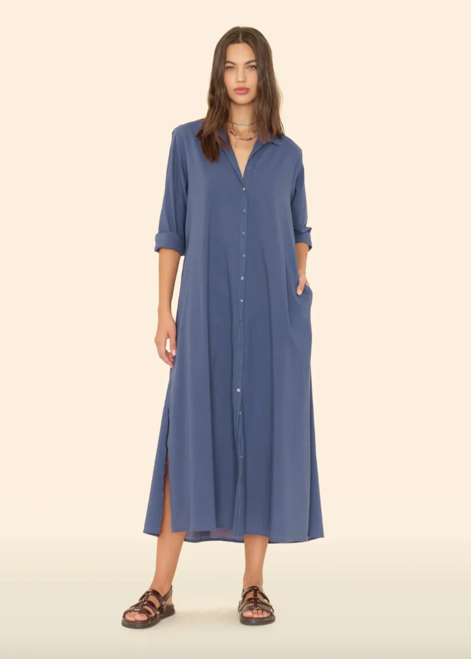Boden Dress in Marlin Blue - Image 2