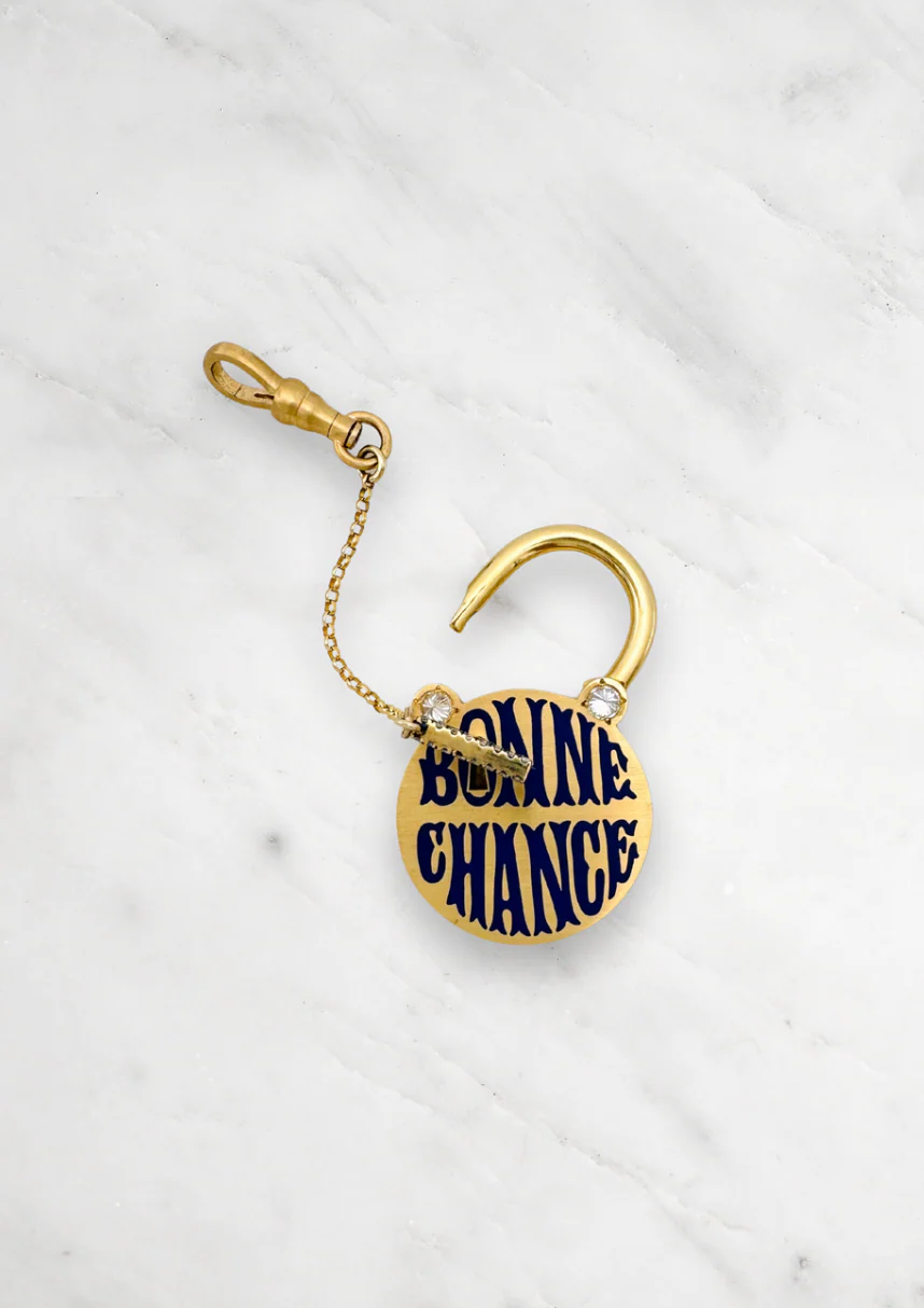 Bonne Chance Padlock Pendant