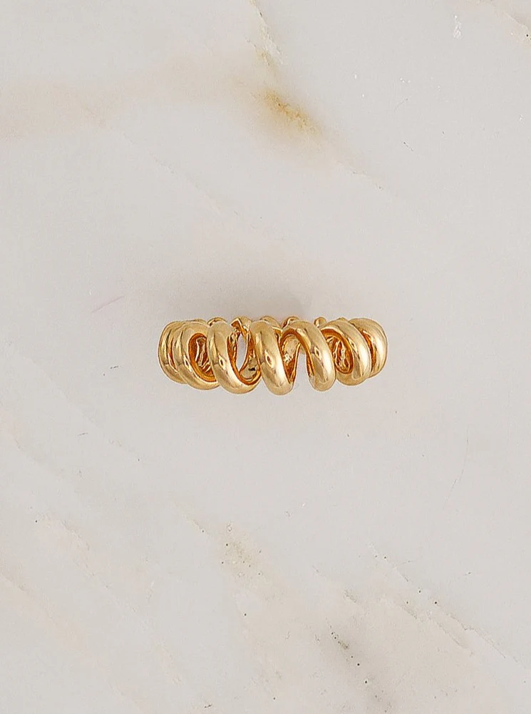 Jumbo Gold Slinkee Ring - Image 3