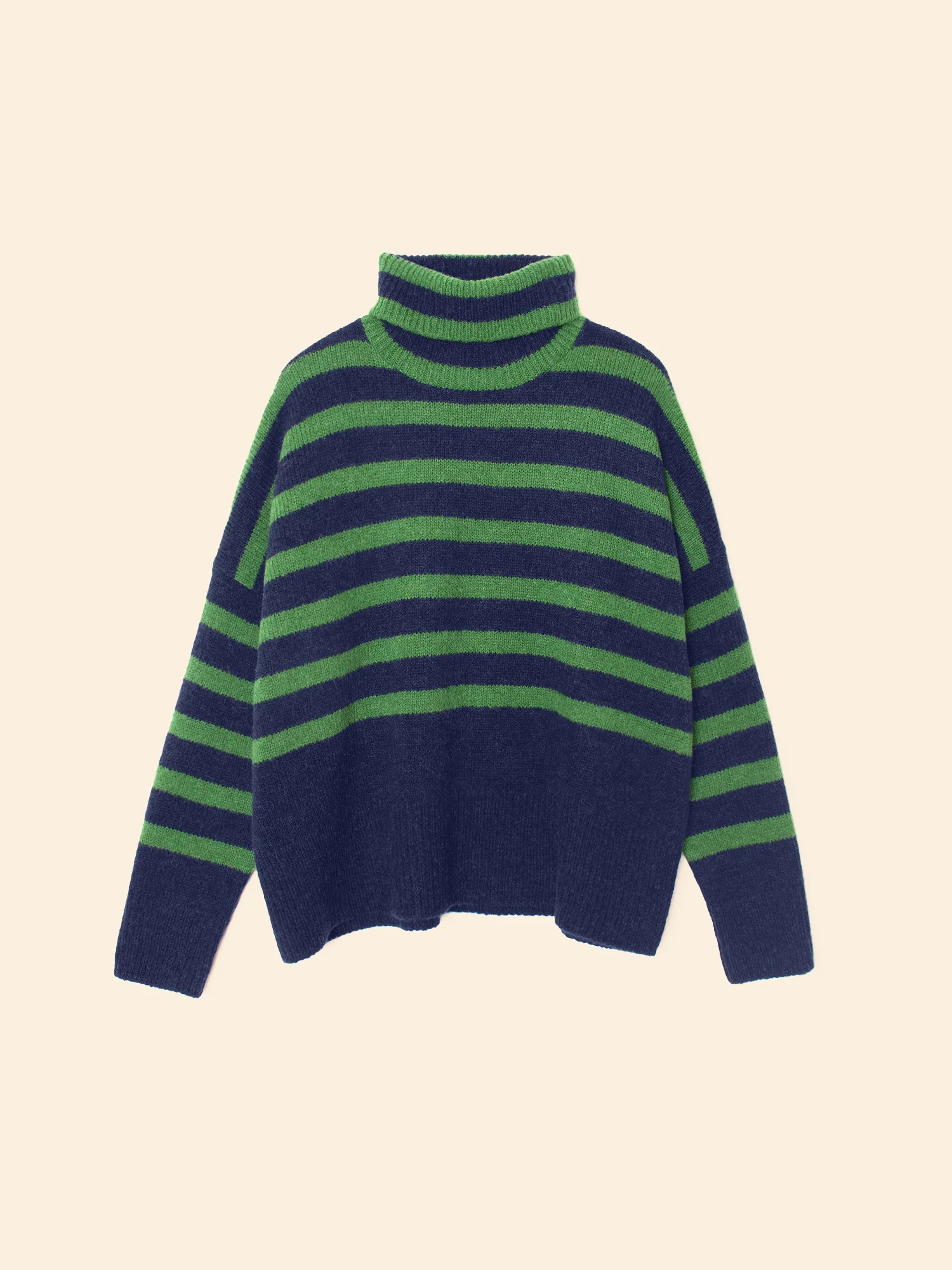 Brady Sweater in Navy Pine Stripe