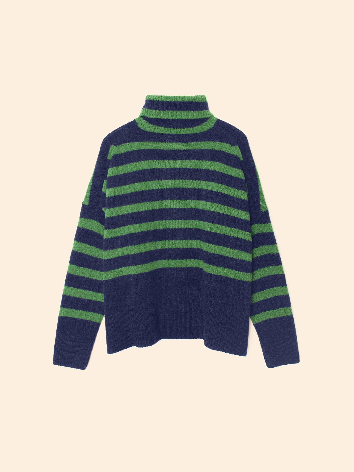 Brady Sweater in Navy Pine Stripe - Image 4