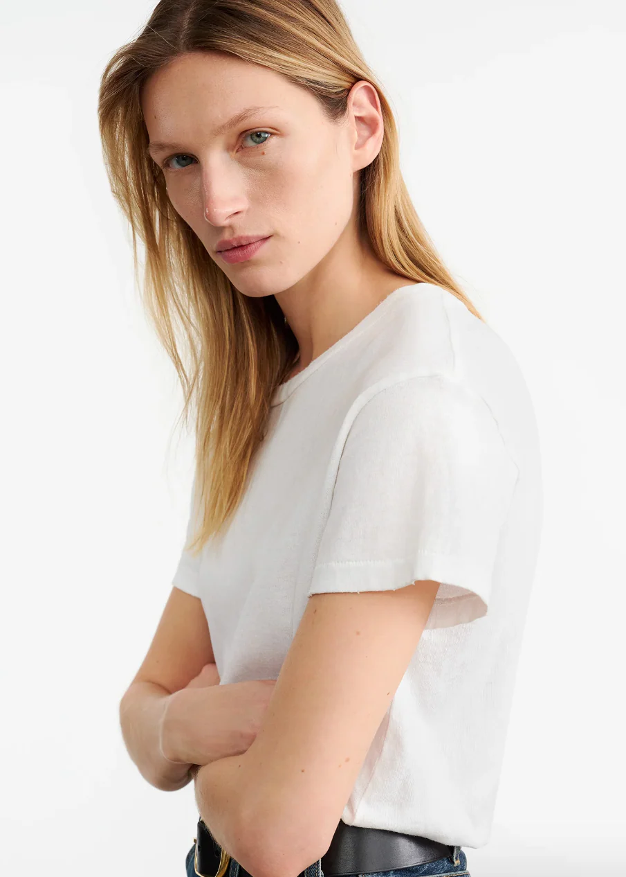Brady Tee in White - Image 3