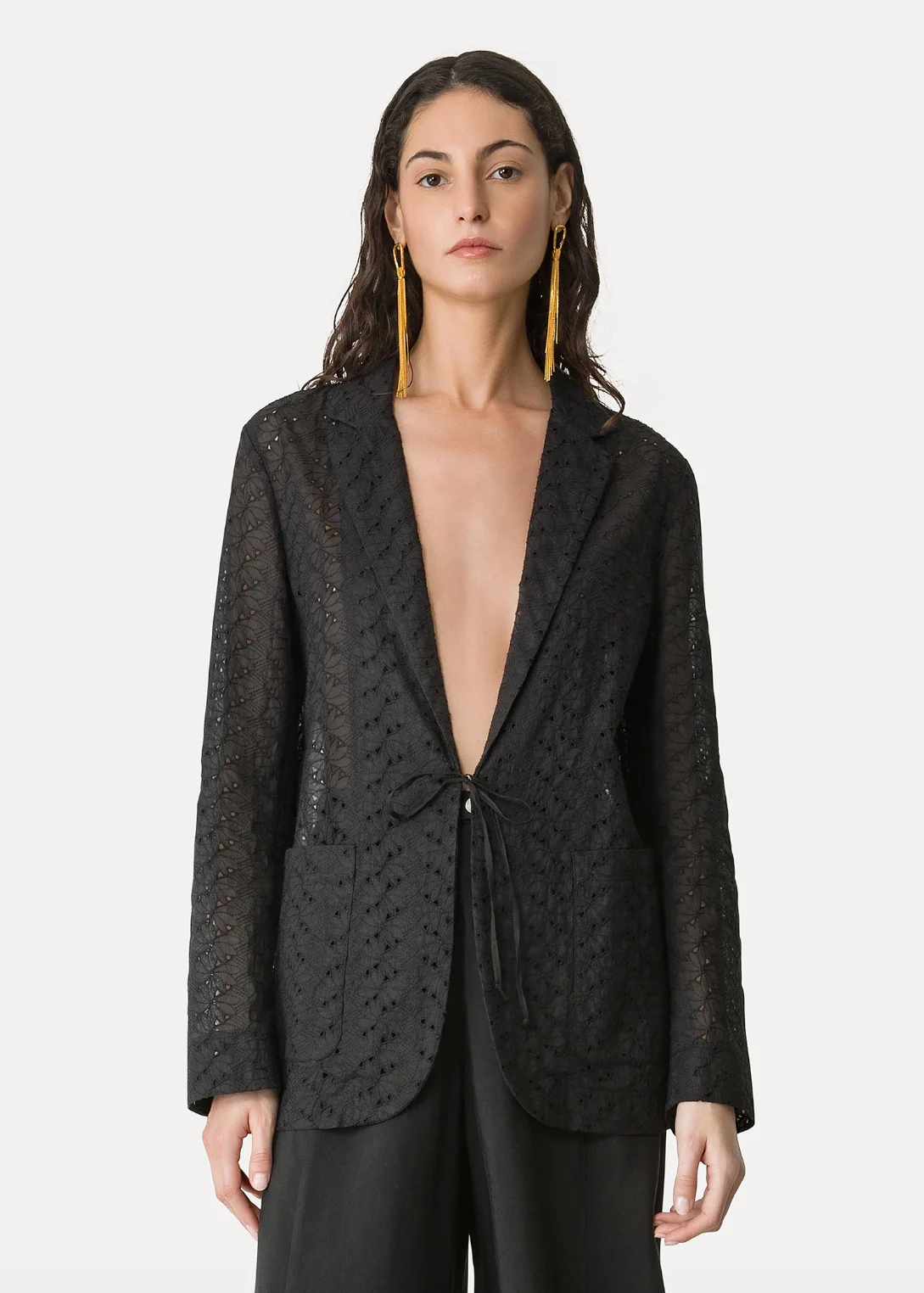 Muslin Jacket with “Broderie Anglaise” Embroidery - Image 2