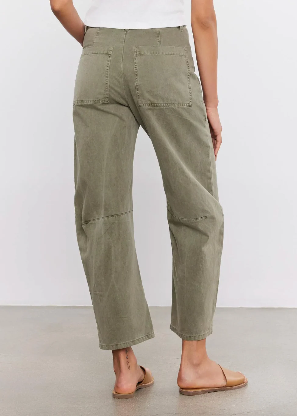 Brylie Sanded Twill Pant in Axe - Image 2