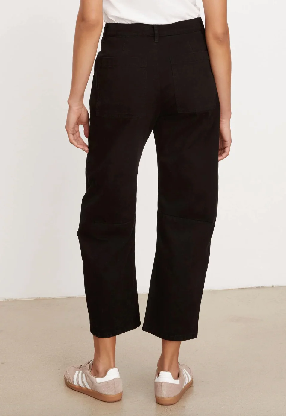 Brylie Sanded Twill Pant in Vintage Black - Image 2