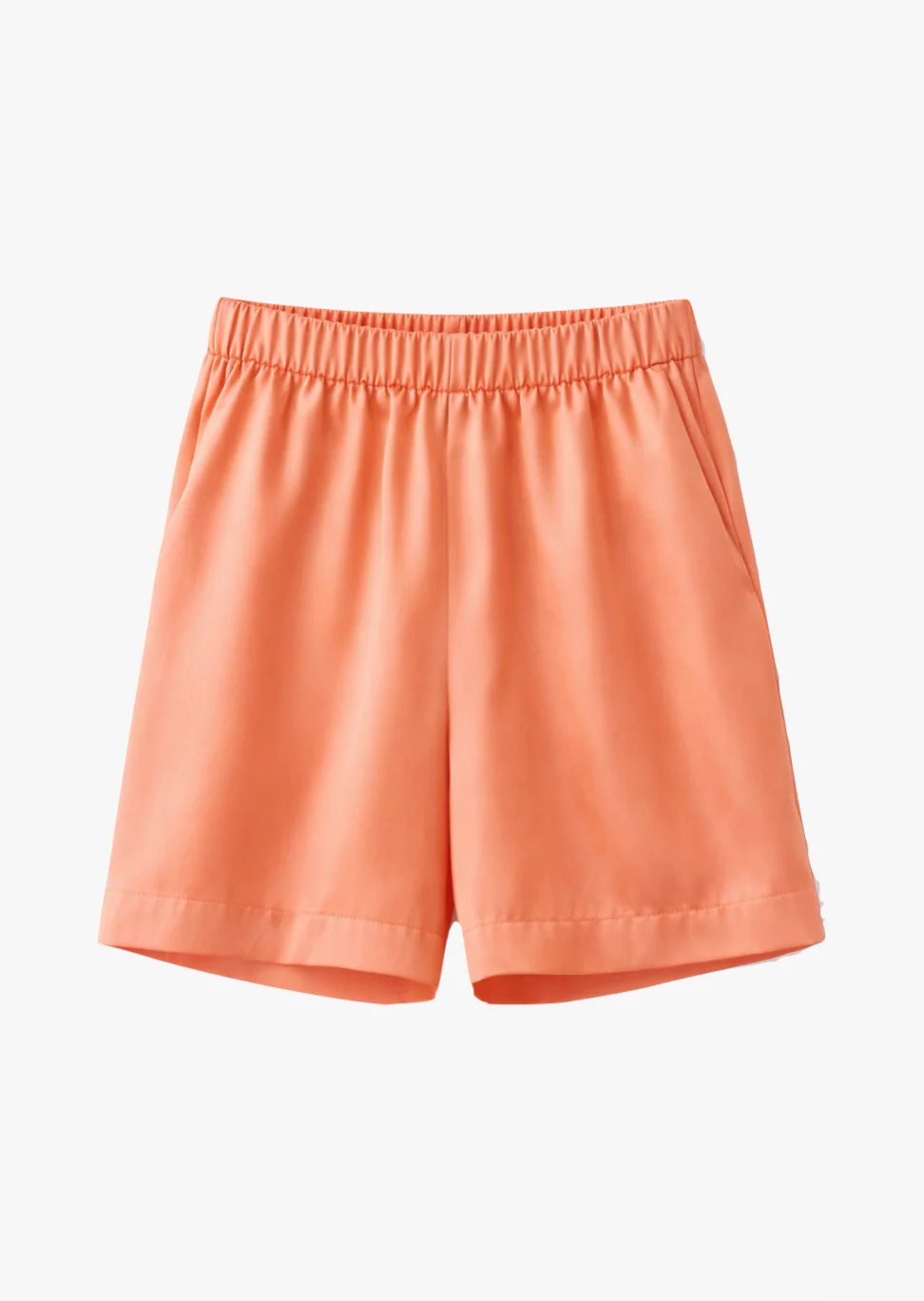 Brynn High Rise Silk Short in Melon