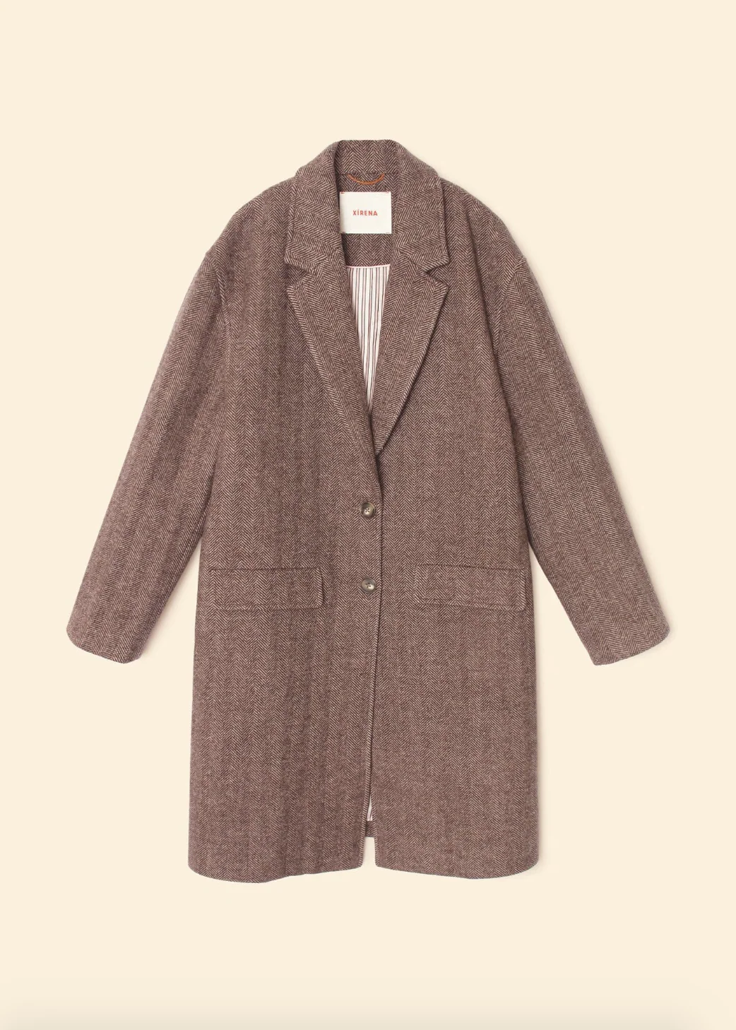 Byron Coat in Brown