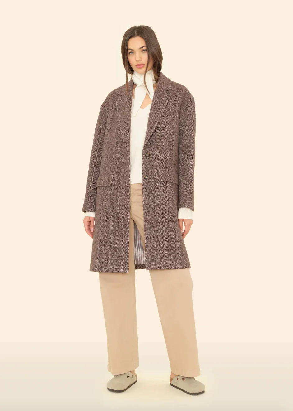 Byron Coat in Brown - Image 2