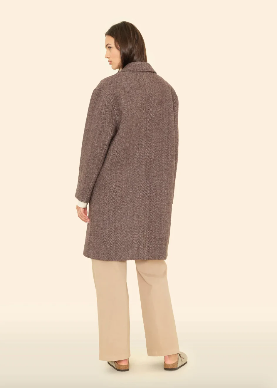 Byron Coat in Brown - Image 4