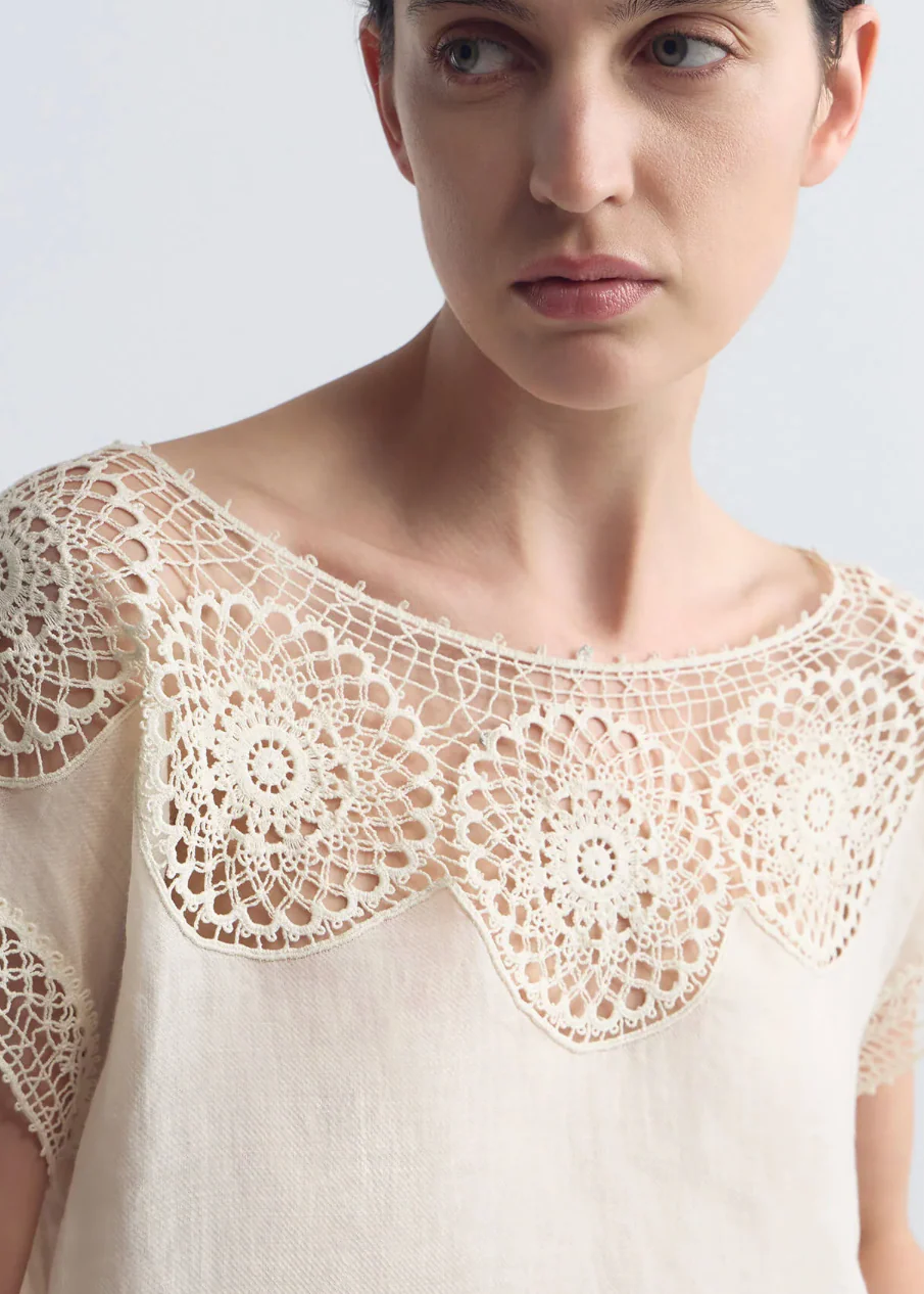 Caila Top in Ivory - Image 2