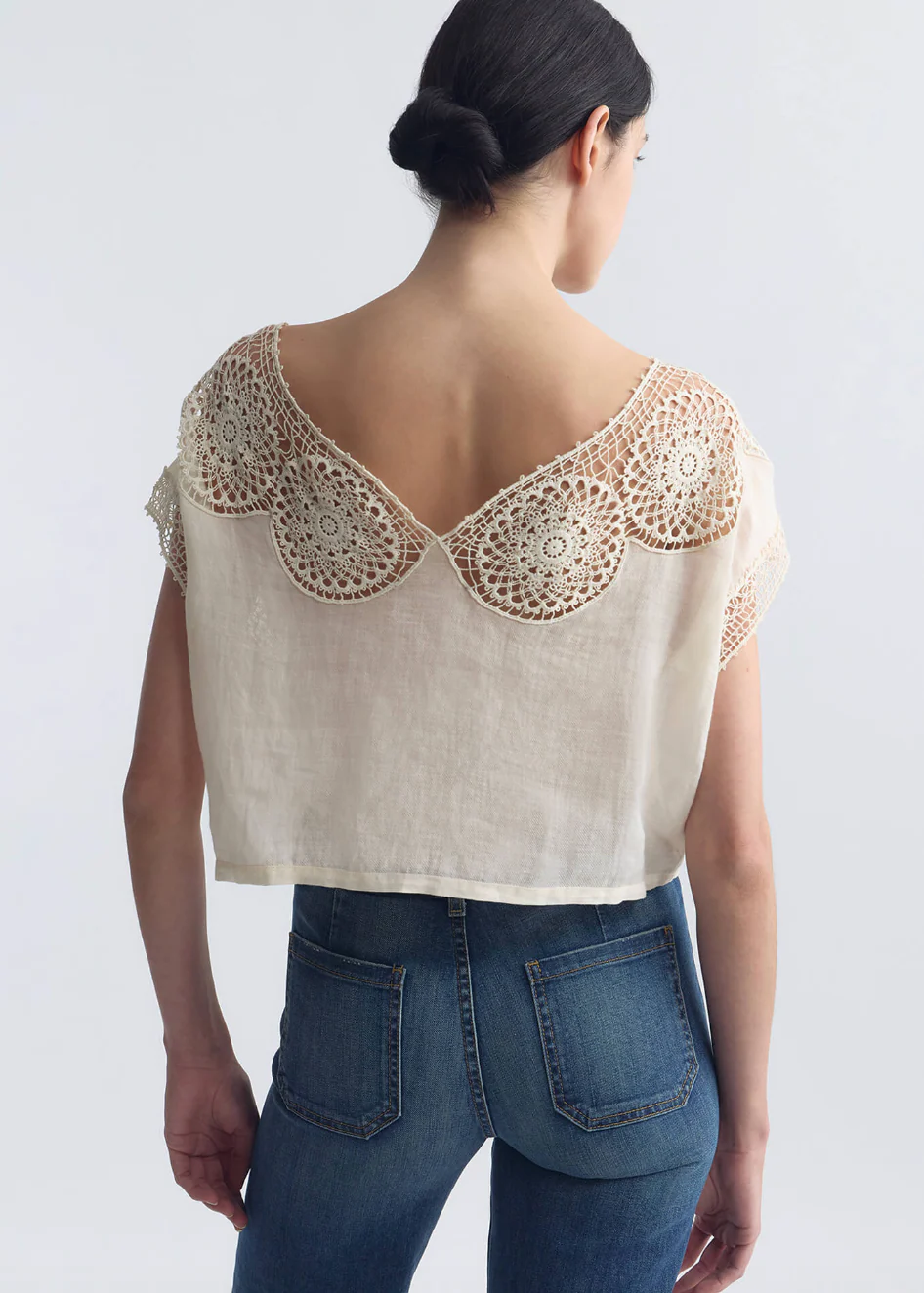 Caila Top in Ivory - Image 4