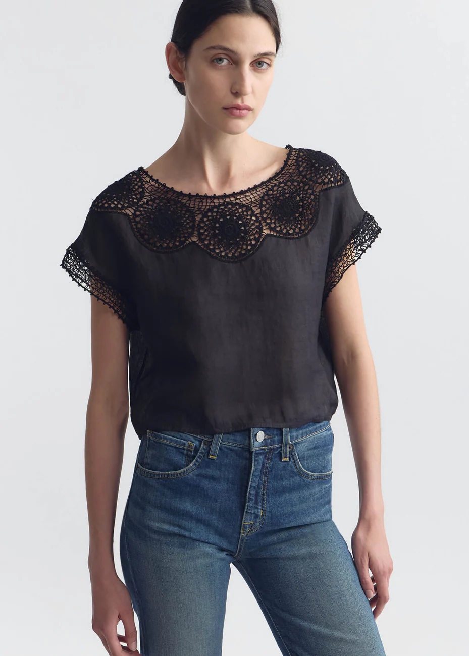 Caila Top in Black - Image 2