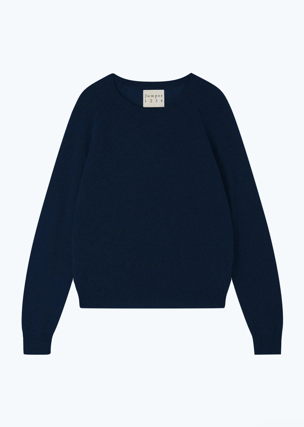 Cashmere Crop Crew in New Navy