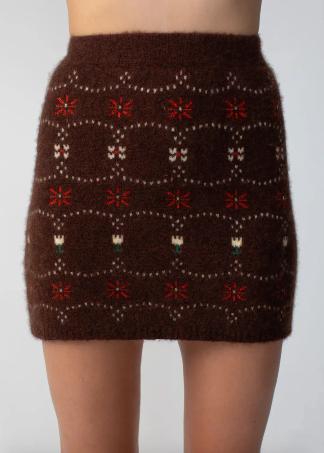Cashmere Fair Isle Skirt - Image 2