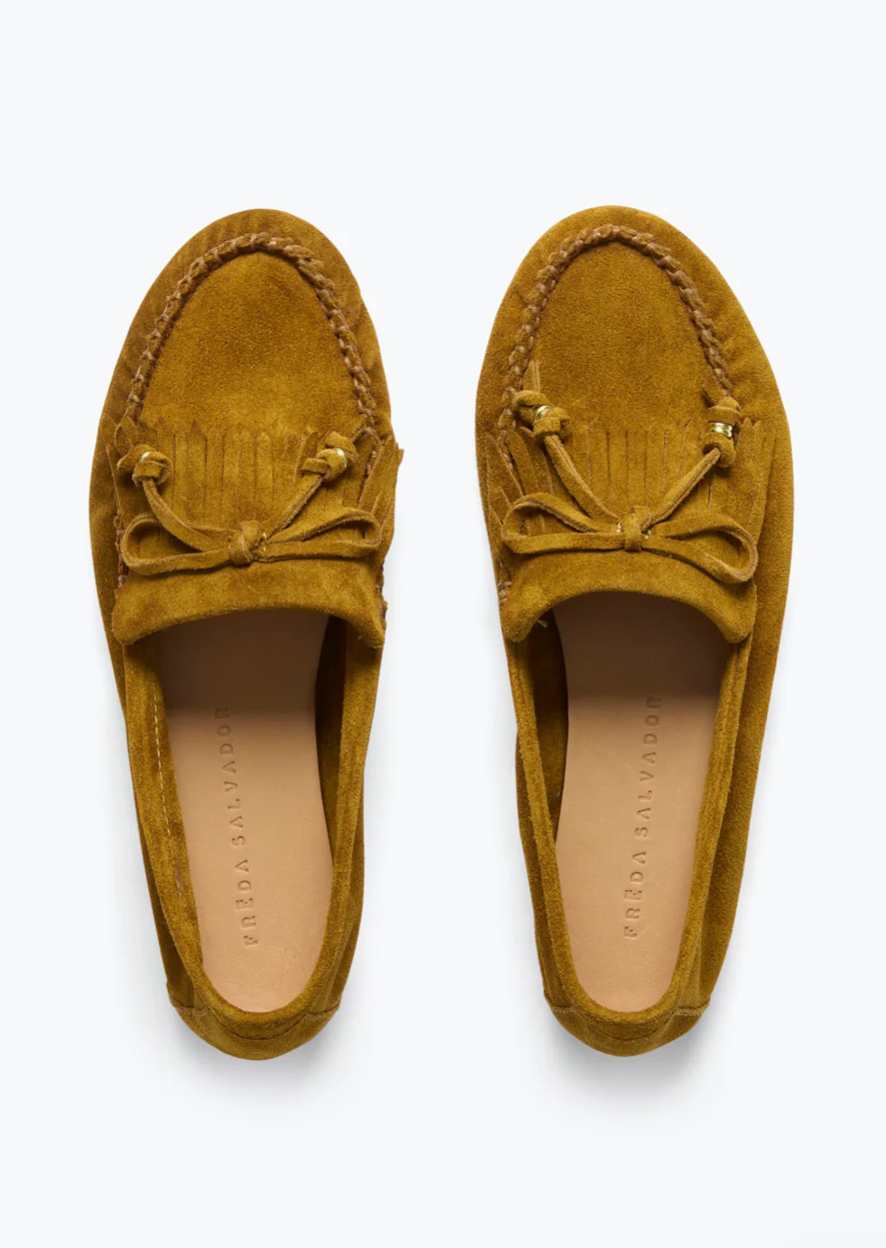 Celeste Fringe Loafer in Bog Suede - Image 4