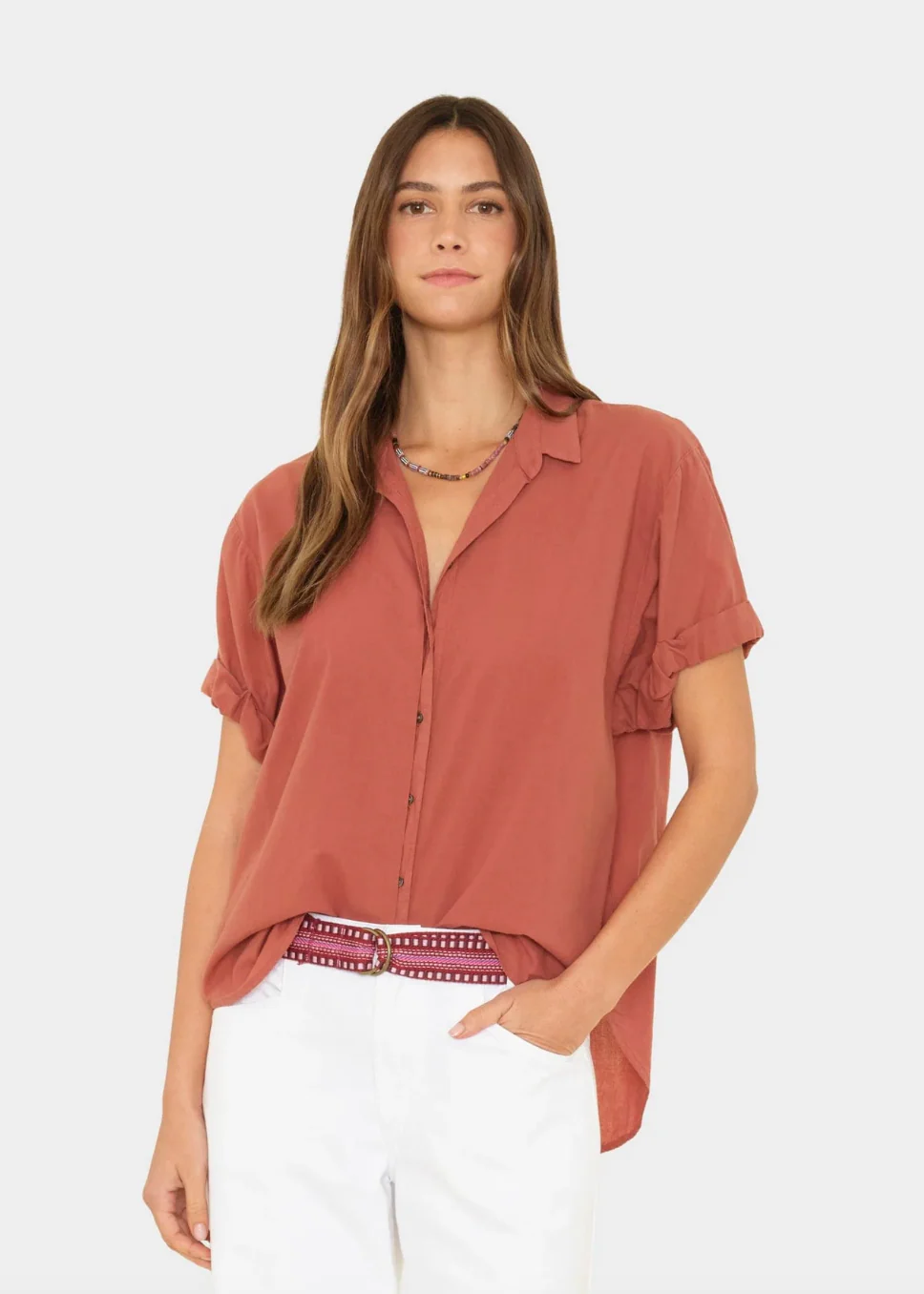 Channing Shirt in Cinnabar - Image 2