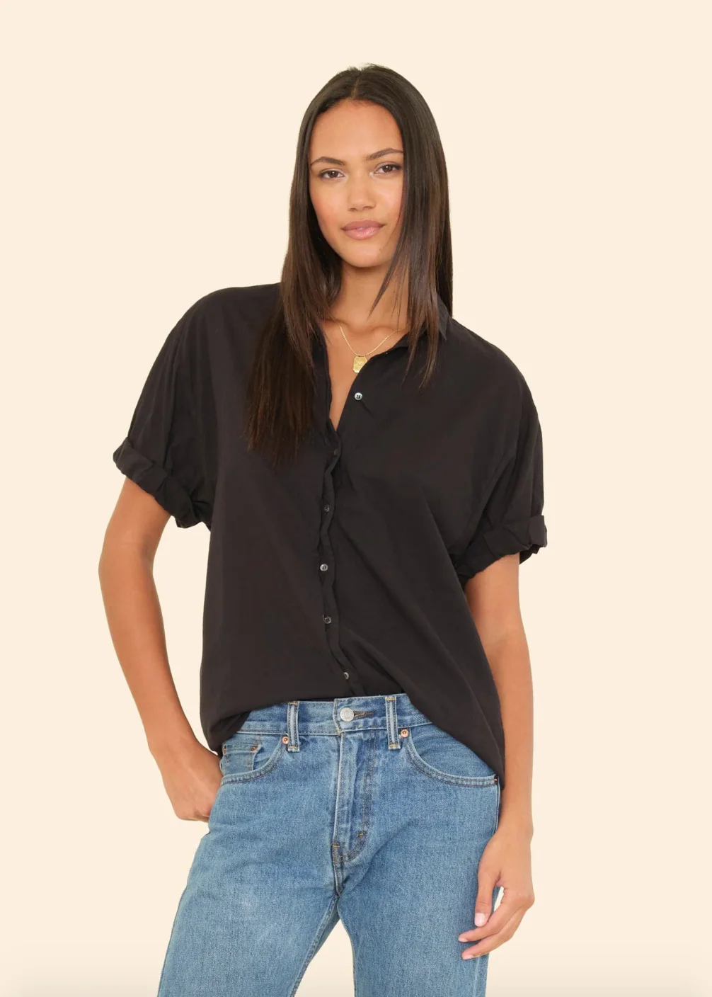 Channing Shirt in Black - Image 2