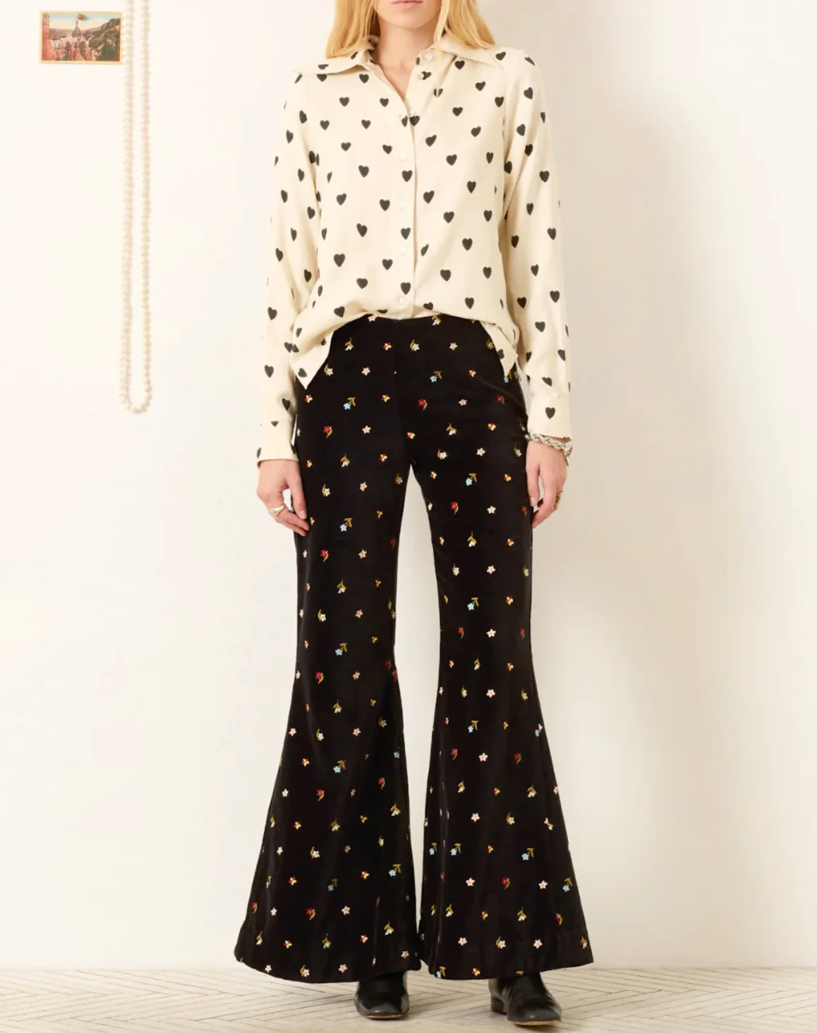 Charlie Onyx Bouquet Pants - Image 2