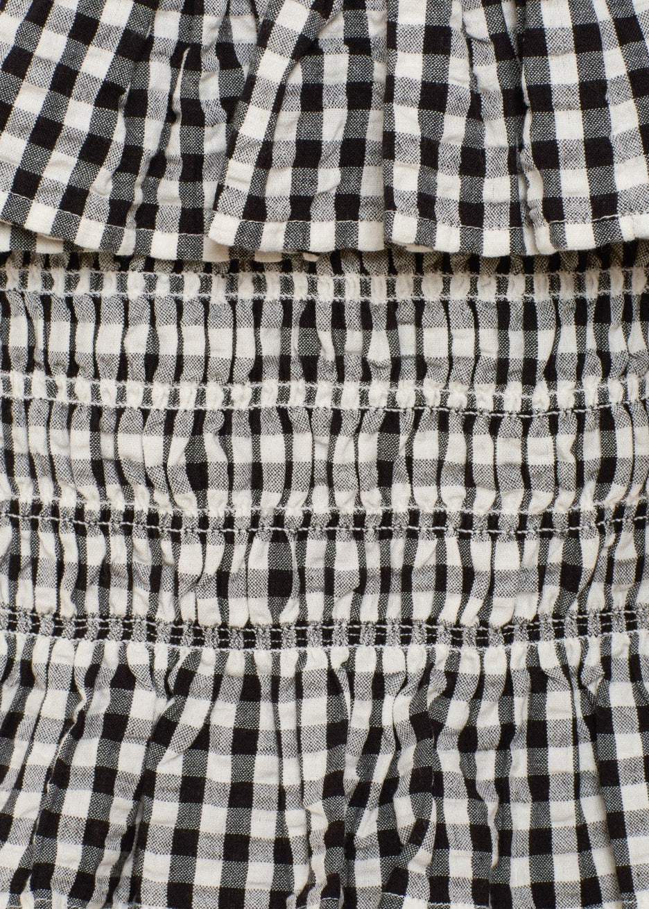 Clara Sideshow Check Top - Image 3