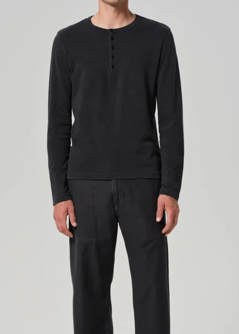 Classic Henley in Charred Cedar - Image 2