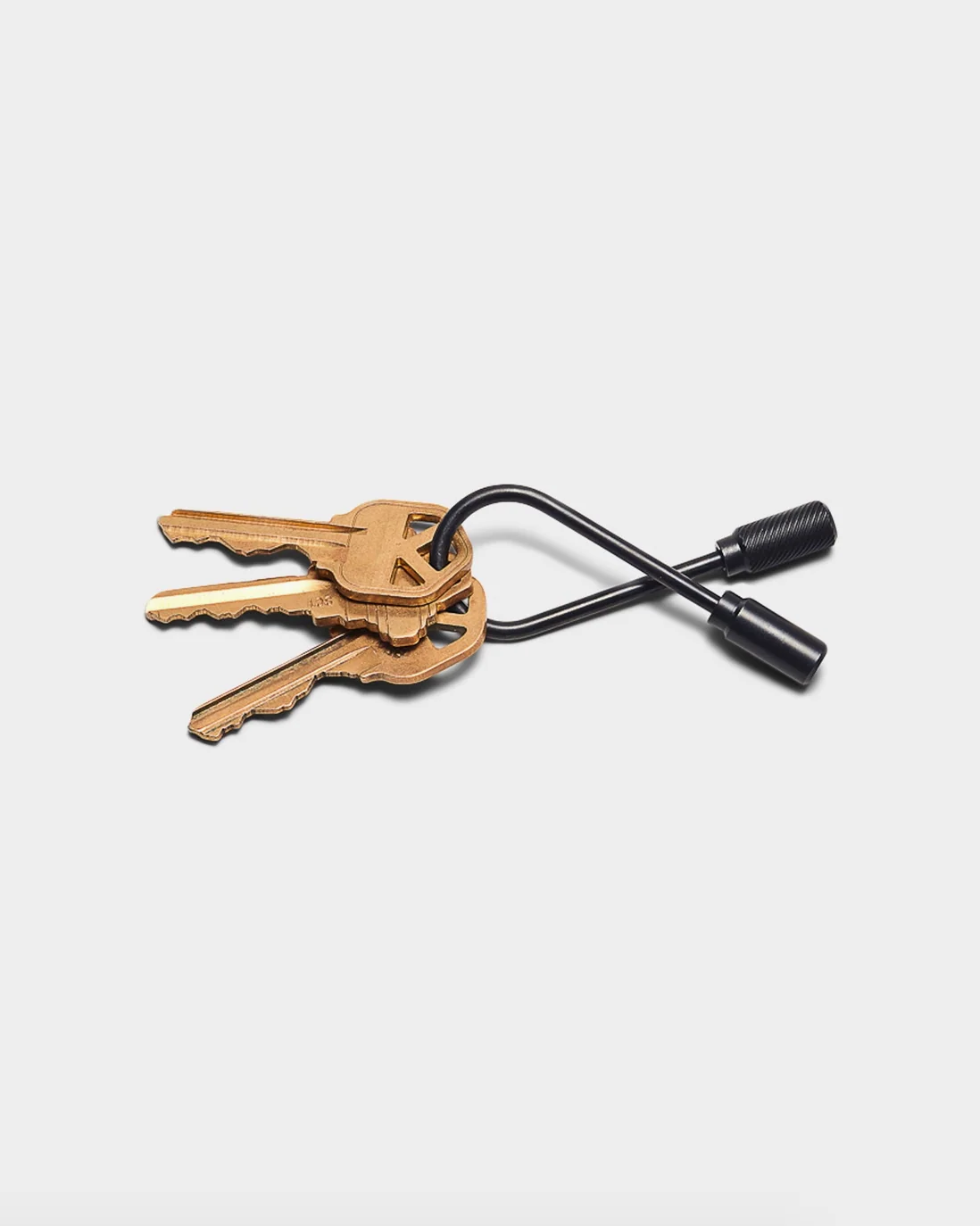 Closed Helix Keyring - Black