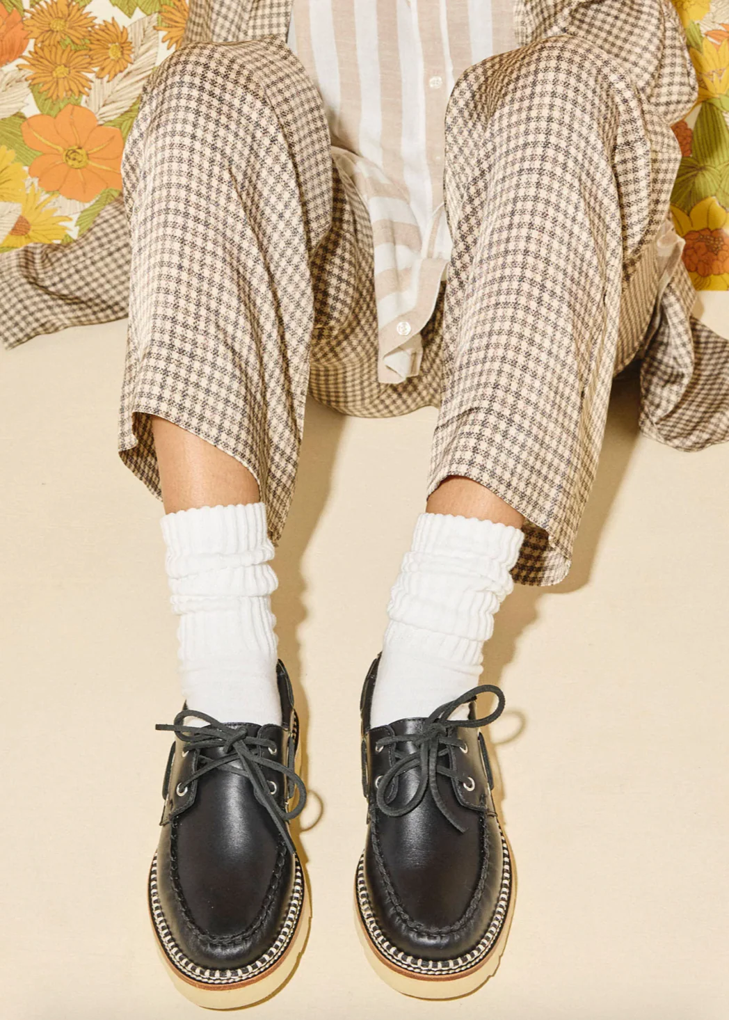 Collins Lug Loafer in Black - Image 2
