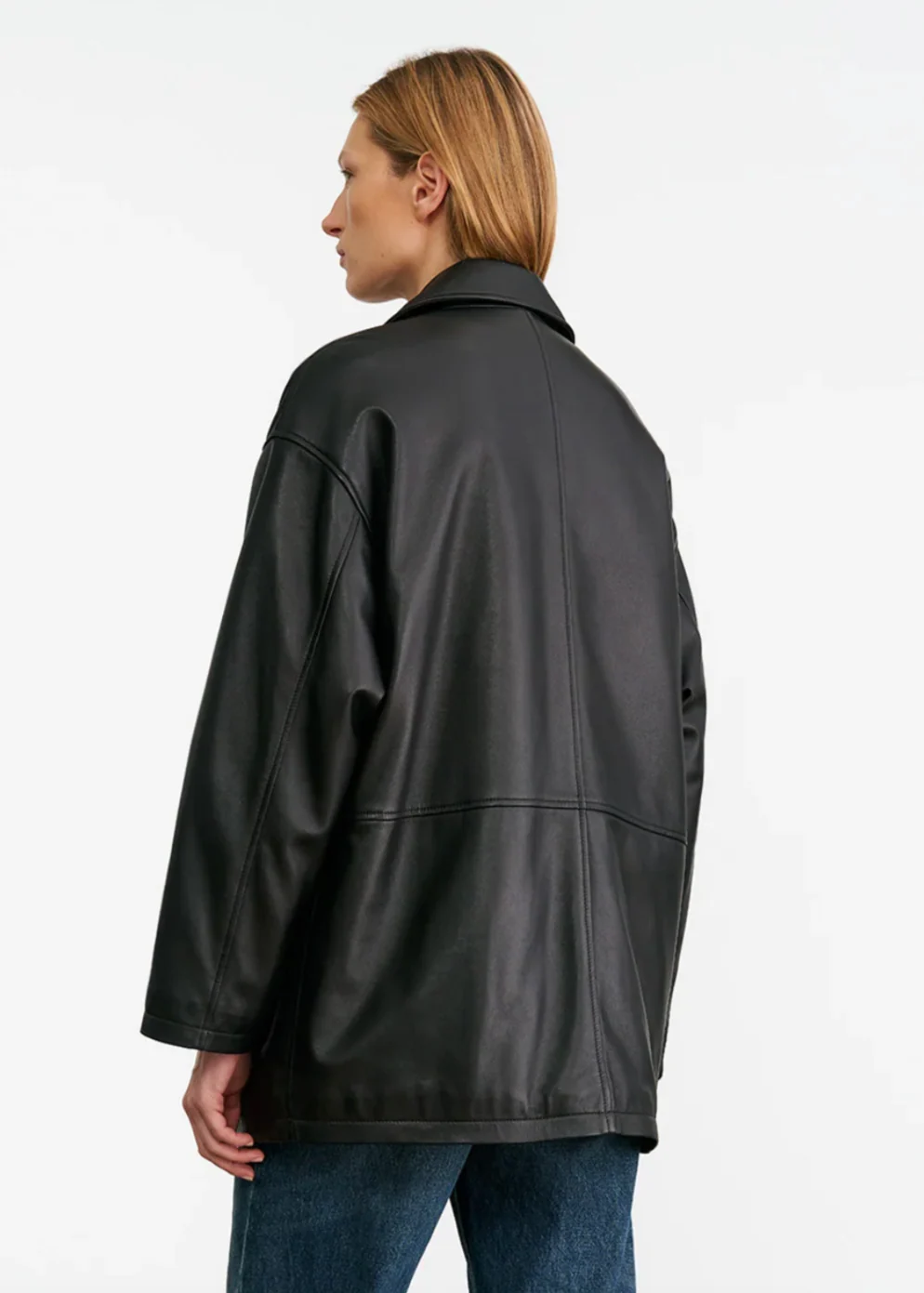 Cordel Leather Coat - Image 4